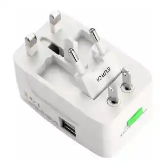 Adaptador Universal De Viaje Plug 931 – Carga Rápida Y Segura
