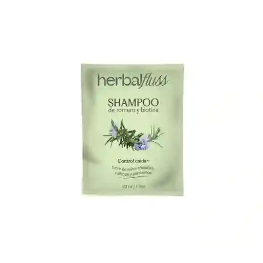 Shampoo De Romero Y Biotina Sachet Herbalfluss 30ml