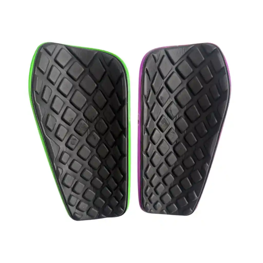 Canilleras De Fútbol Golty Premier/ Verde - Morado