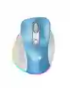 Mouse Genius Inalámbrico Bluetooth Recargable Mini Ergo 9000s Pro Azu