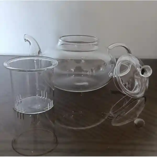 Tetera De Vidrio Gruezo Resistente Al Calor De Vidrio De Alto Borocilicato