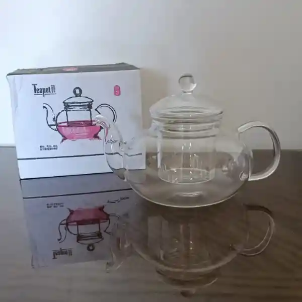 Tetera De Vidrio Gruezo Resistente Al Calor De Vidrio De Alto Borocilicato