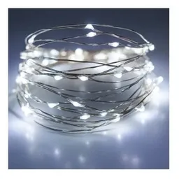 Luces De Navidad Luz Blanca Con Pilas Lineal Decoracion Adorno Navidad Pesebre