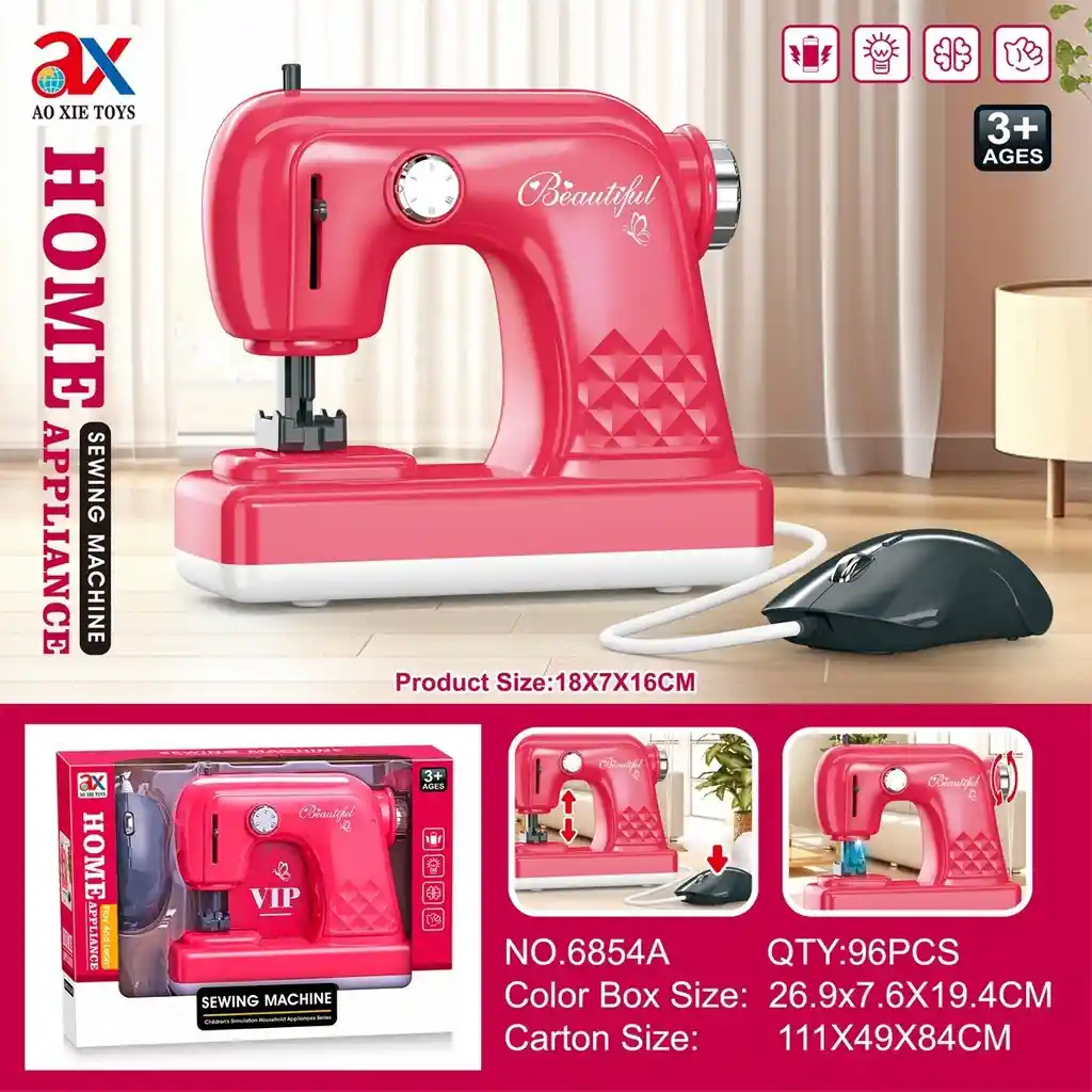 Máquina De Coser Infantil Con Mouse