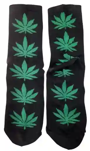 Medias Con Diseño De Hoja