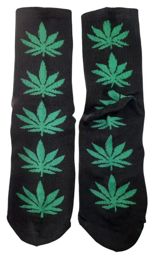 Medias Con Diseño De Hoja