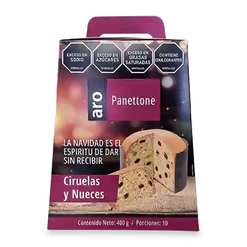 Panettone Ciruela Y Nueces 400g