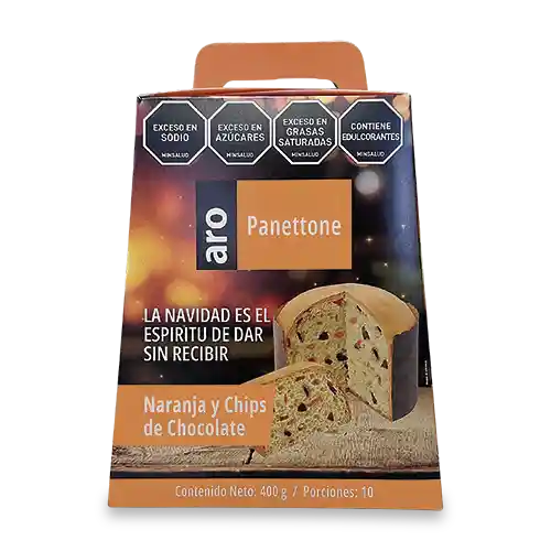 Panettone Naranja Y Chips De Chocolate 400g