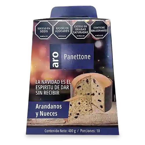 Panettone Arándanos Y Nueces 400g