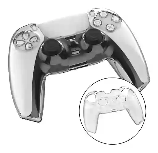 Funda Protectora Acrílico Para Control Ps5 Case Transparente
