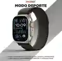 Smartwatch H9 Ultra Plus 49mm 7 Correas Nfc, Amoled, Bluetooth Negro