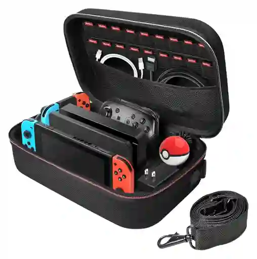 Maleta Viajera Negra Compatible Switch/ Switch Oled