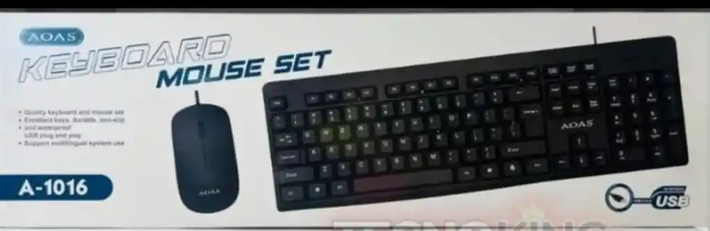 Teclado Mouse Usb A 1016 Aoas
