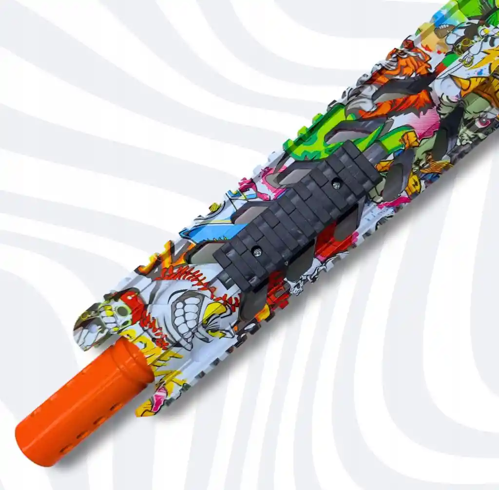 Fusil Lanzador Juguete Recargable Bolitas De Hidrogel M4 Viper