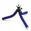 Combo Mini Tripode + Control Bluetooth Azul