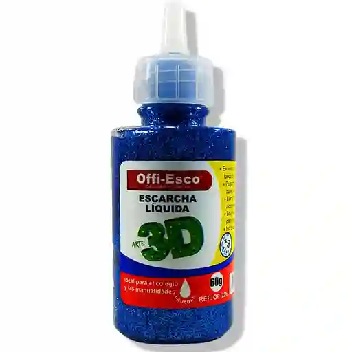 Escarcha Liquida Azul Rey 60 Gm Offi Esco Oe-226