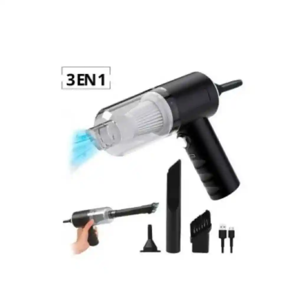 Aspiradora De Carro 3 En 1 Vacumm Cleaner