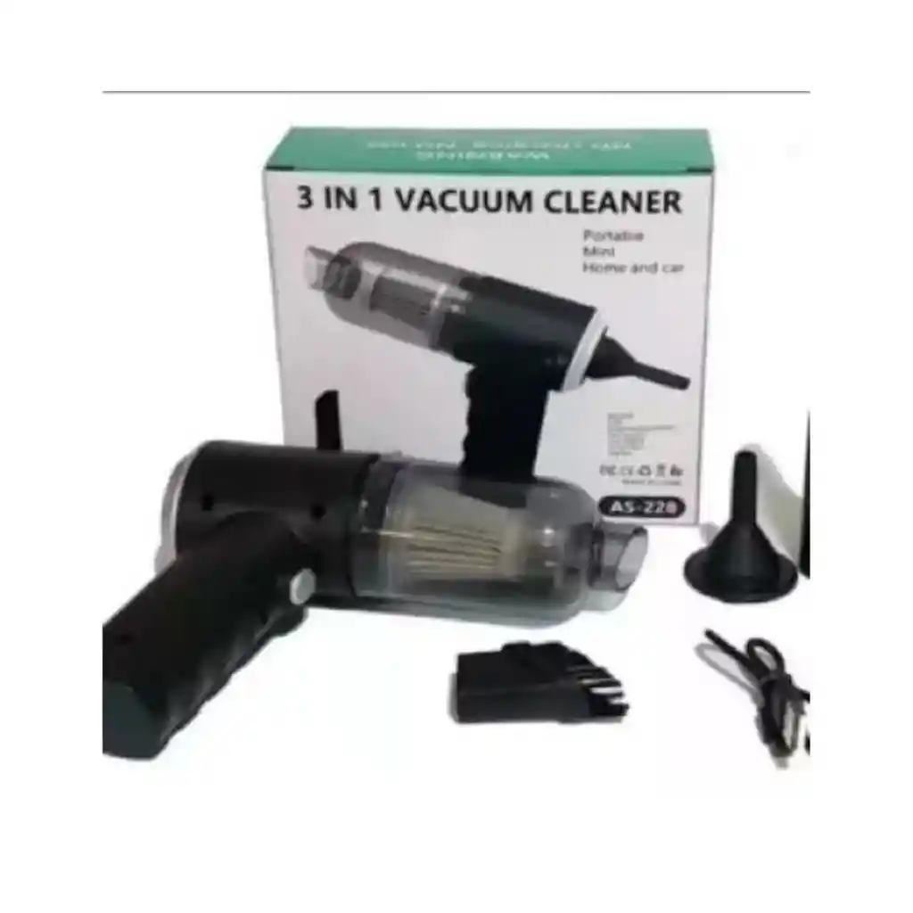 Aspiradora De Carro 3 En 1 Vacumm Cleaner