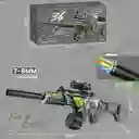 Fusil Lanzador De Hidrogel Flash Light Flame G 36 Juguete Recargable