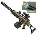 Fusil Lanzador De Hidrogel Flash Light Flame G 36 Juguete Recargable