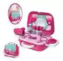 Set Tocador Maleta Portátil Para Niña Juguete De Lujo