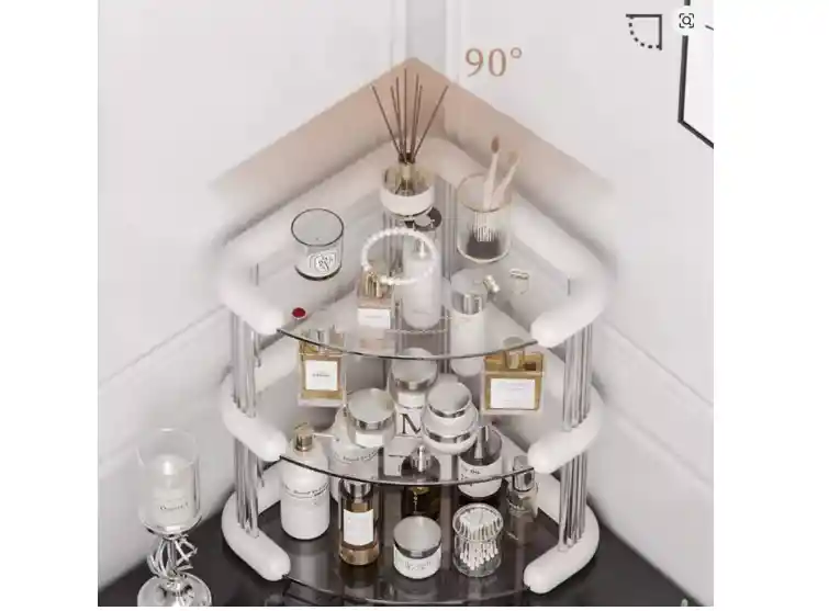 Organizador De Maquillaje Esquinero 3 Niveles