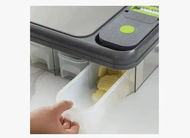 Picador De Verduras Mandolina 28 En 1 Estación Preparación