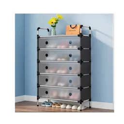 Zapatero De Lujo 5 Niveles - Negro