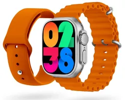 Smartwatch Iw10 Ultra Deportivo Naranja | Bluetooth 5.3, 48h Batería, Ip67