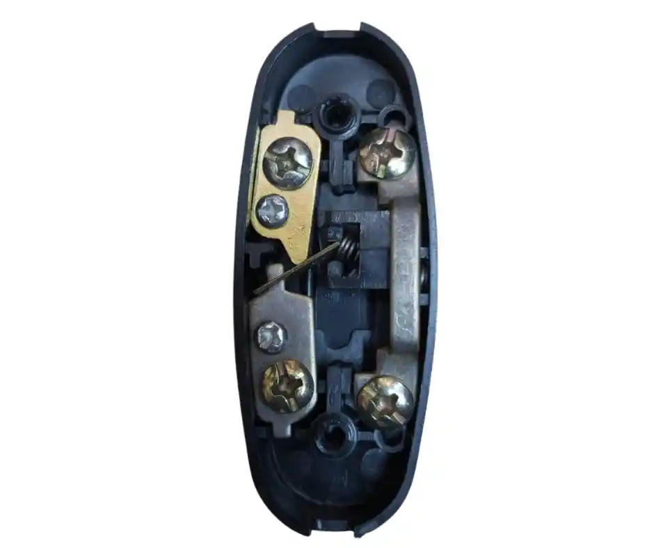 Interruptor De Paso Plano Negro