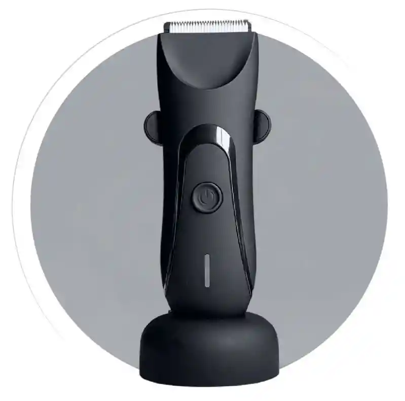 Rasuradora Eléctrica Waterproof Base Carga 4 Peines Grooming Negro