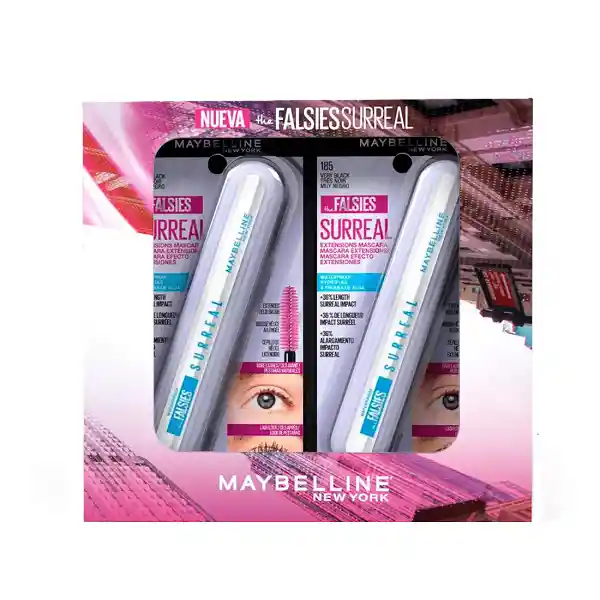 Pack Maybelline Surreal Waterproof 2unds