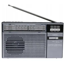 Radio Retro Portátil Nano-tec Nt-r1271 – Am/fm/sw Con Reproductor Usb Y Sd