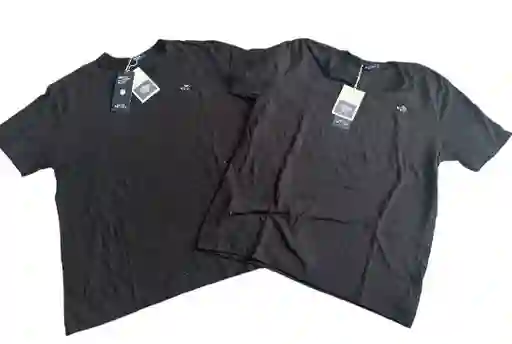 Camiseta Hombre Talla Xl Negra Por 2 Unidades