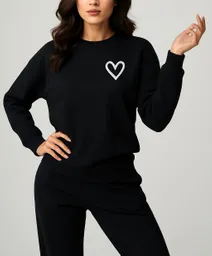 Buzo Tipo Hoodie “love Heart”