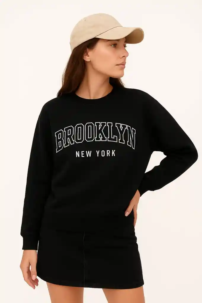 Buzo Tipo Hoodie Brooklyn New York
