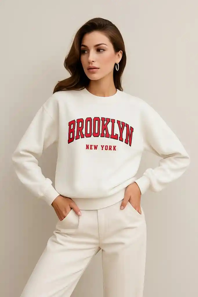 Buzo Tipo Hoodie Brooklyn New York