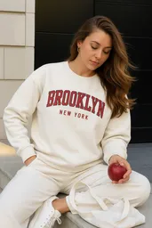 Buzo Tipo Hoodie Brooklyn New York