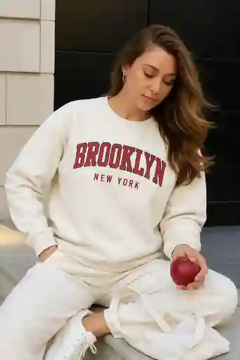 Buzo Tipo Hoodie Brooklyn New York