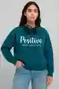 Buzo Tipo Hoodie “positive” – Mind · Vives · Life