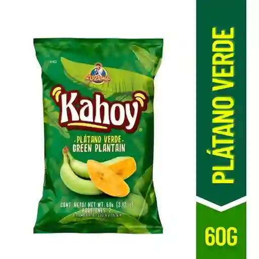 Platano Verde Kahoy X60gr Vicky