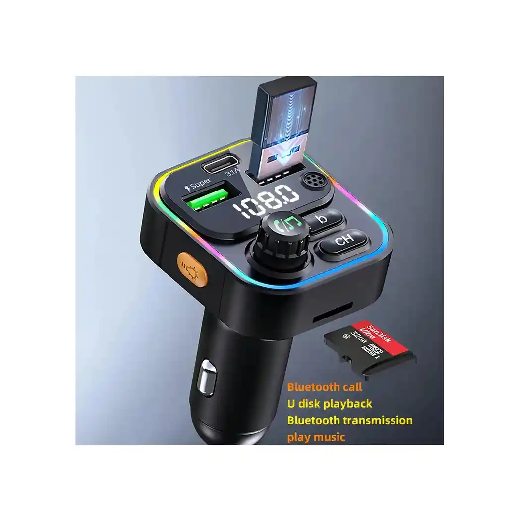 Transmisor Fm Carro Bluetooth