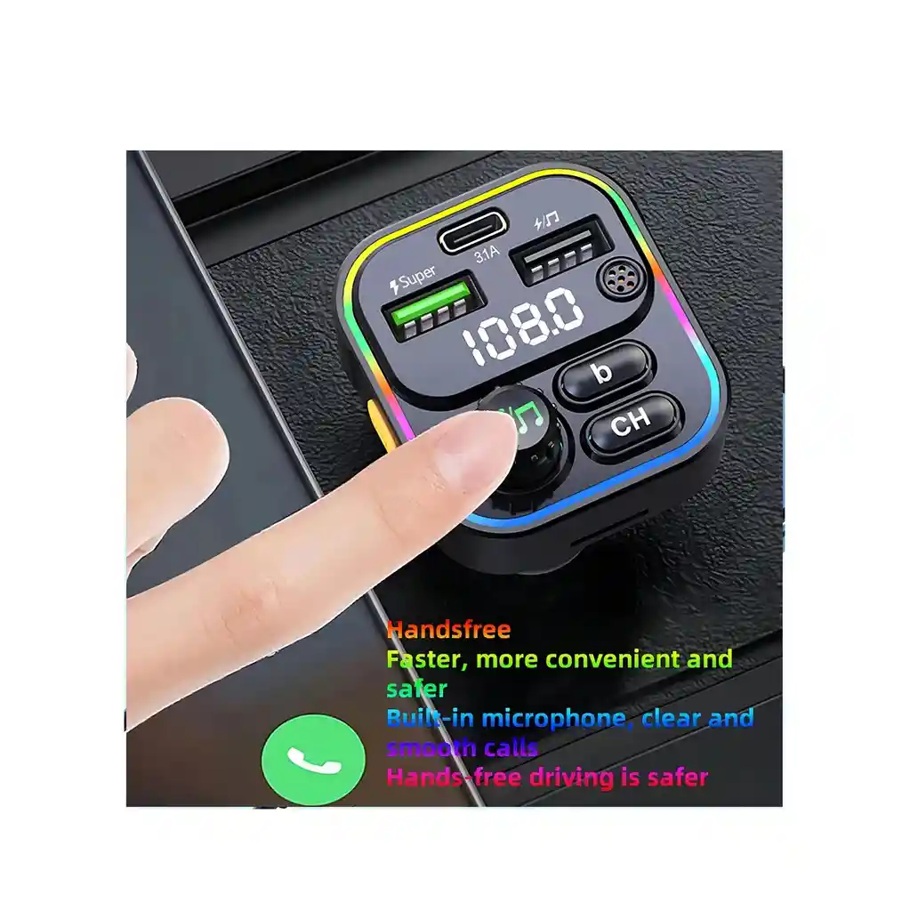 Transmisor Fm Carro Bluetooth