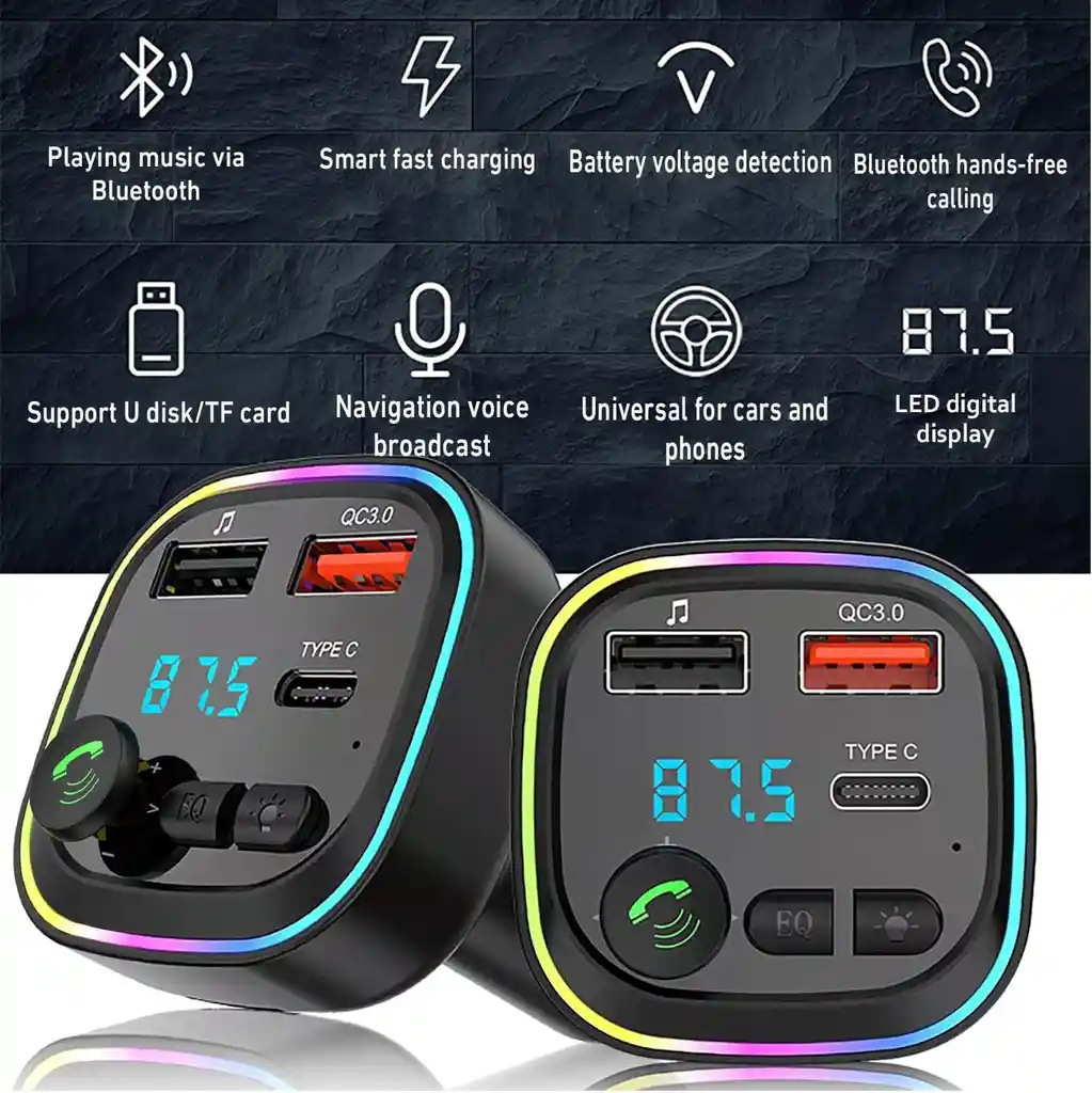 Transmisor Fm Carro Bluetooth