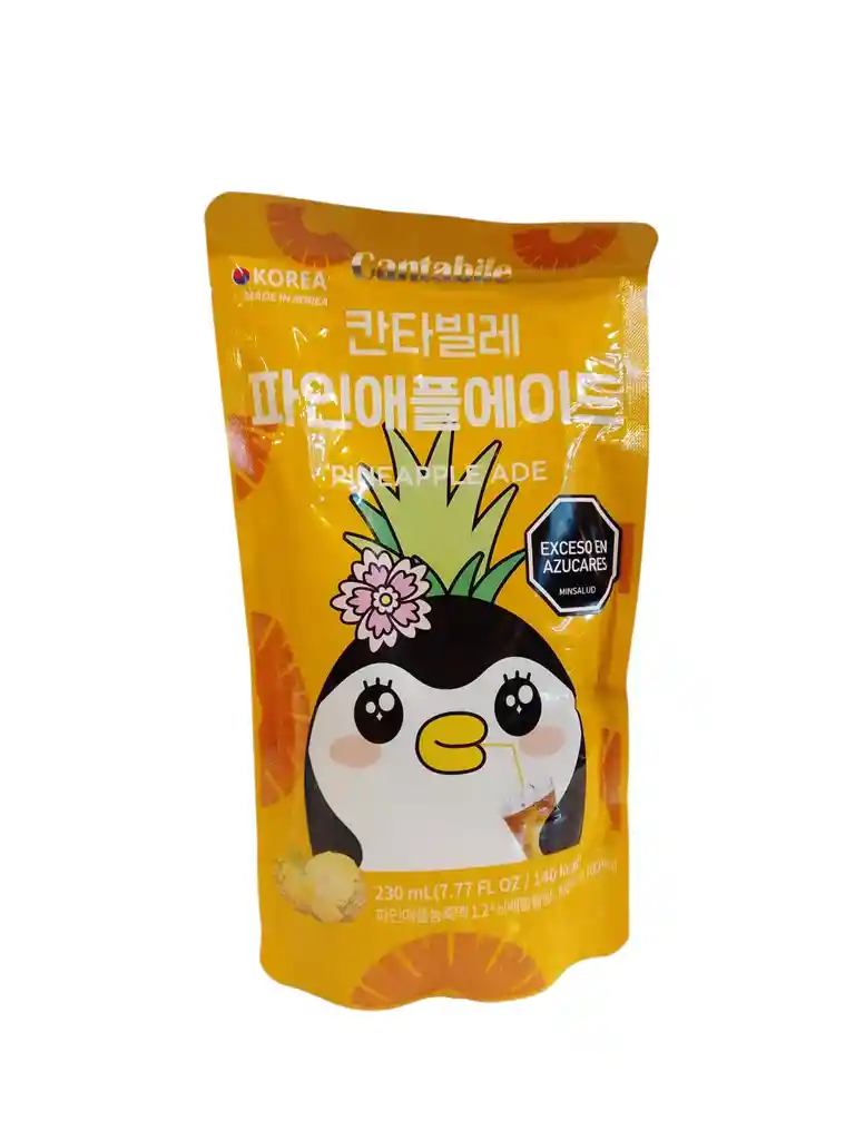 Bebida Coreana Sabor A Piña