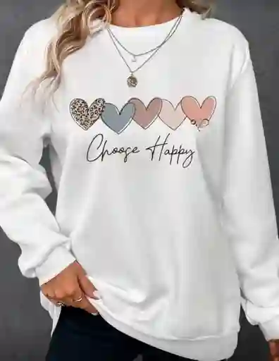 Hoodie Happy Vibes Classique