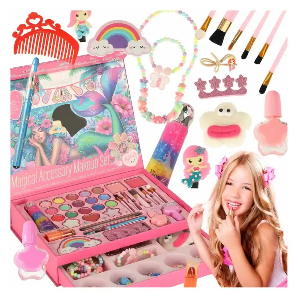 Set De Belleza Niñas Maquillaje Infantil