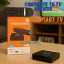 Tv Box Android/ Hd 4k Convertidor A Smart Tv Streaming Control De Voz/con Puerto Micro Sd Y Rj45