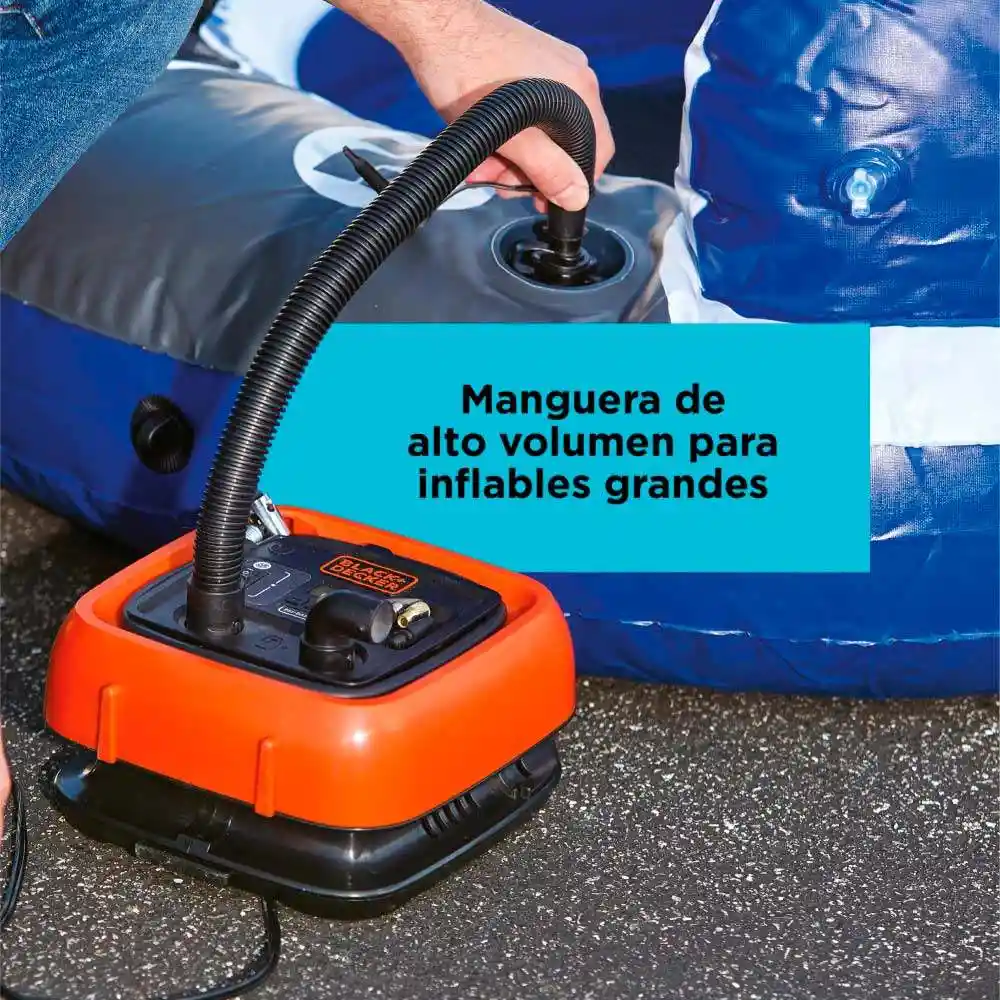 Inflador Black And Decker Multiproposito 12 V Bdinf12-la