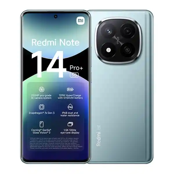 Celular Redmi Note 14 Pro Plus 512gb 12gb Ram Azul Hielo